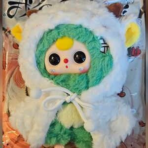 Baby Three Not Your Hero Series Plush - NIB - Sheep/Frog Warrior